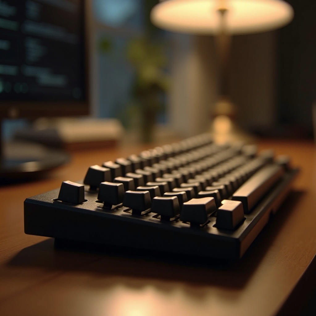 clavier bruyant et cliquetant